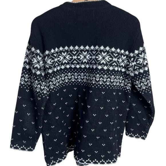 Jersild Brand Holiday Cardigan Button Front Long Sleeve Sweater Size 40 - Picture 2 of 7